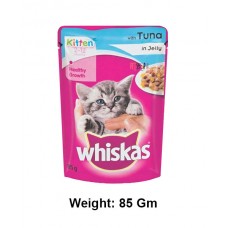 Whiskas Kitten Treat With Tuna In Jelly Pouch 85 Gm